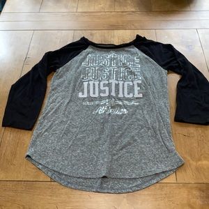 Girls Justice 3/4 sleeve top